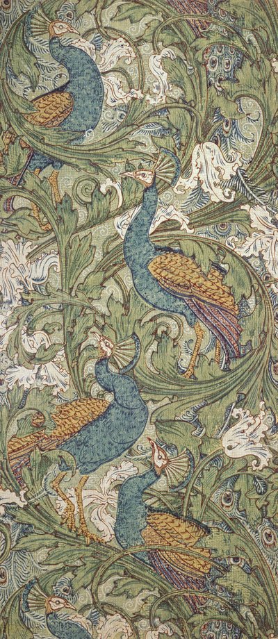 Peacock Garden wallpaper, 1889 by Walter Crane